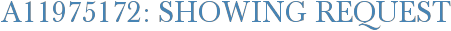 A11975172: Showing Request