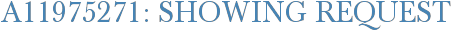 A11975271: Showing Request