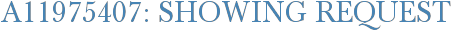 A11975407: Showing Request