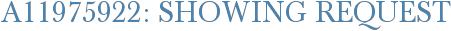 A11975922: Showing Request