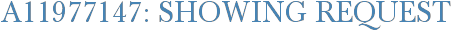 A11977147: Showing Request