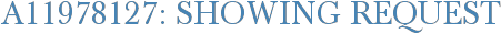 A11978127: Showing Request