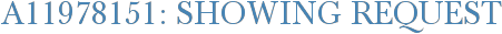 A11978151: Showing Request