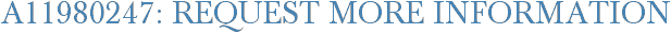A11980247: Request More Information