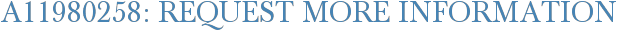 A11980258: Request More Information