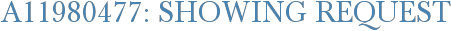 A11980477: Showing Request