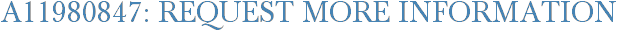A11980847: Request More Information