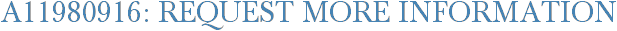 A11980916: Request More Information