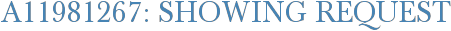 A11981267: Showing Request