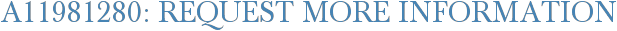 A11981280: Request More Information