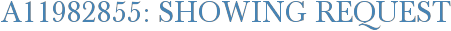 A11982855: Showing Request