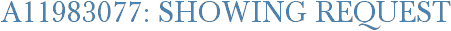 A11983077: Showing Request