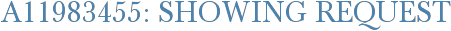 A11983455: Showing Request