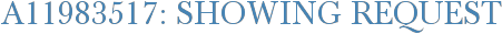 A11983517: Showing Request