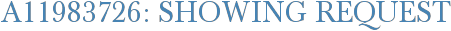 A11983726: Showing Request