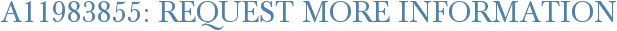 A11983855: Request More Information