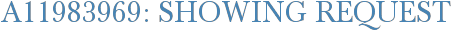A11983969: Showing Request