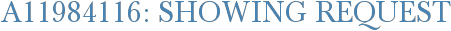A11984116: Showing Request