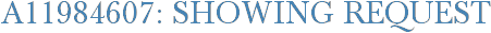 A11984607: Showing Request