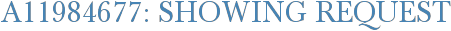 A11984677: Showing Request