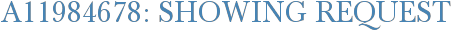 A11984678: Showing Request