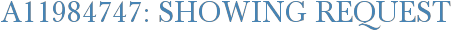 A11984747: Showing Request
