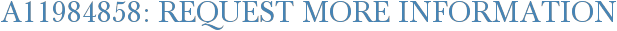 A11984858: Request More Information