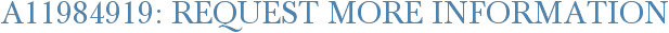 A11984919: Request More Information