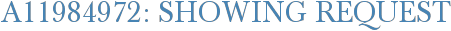 A11984972: Showing Request