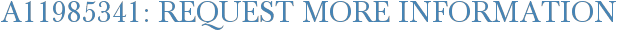 A11985341: Request More Information