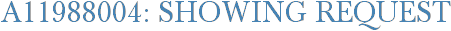 A11988004: Showing Request