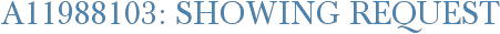 A11988103: Showing Request