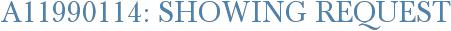 A11990114: Showing Request