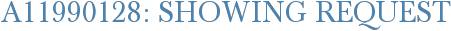 A11990128: Showing Request