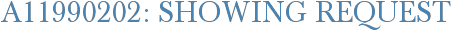 A11990202: Showing Request
