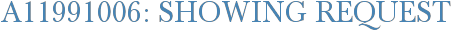 A11991006: Showing Request