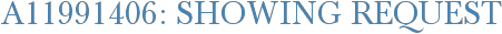A11991406: Showing Request