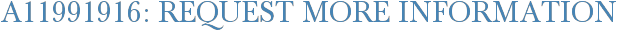A11991916: Request More Information