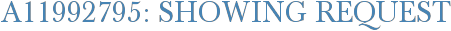 A11992795: Showing Request