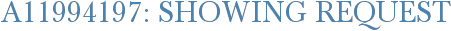 A11994197: Showing Request