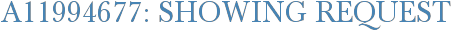 A11994677: Showing Request