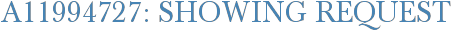 A11994727: Showing Request