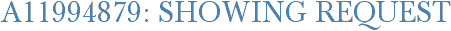 A11994879: Showing Request