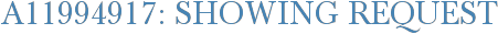 A11994917: Showing Request