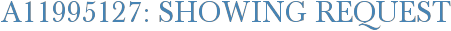 A11995127: Showing Request