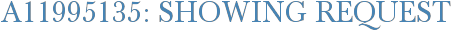 A11995135: Showing Request