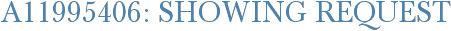 A11995406: Showing Request