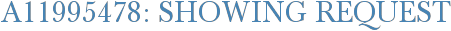 A11995478: Showing Request