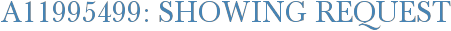 A11995499: Showing Request
