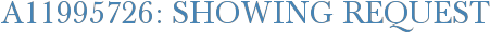 A11995726: Showing Request